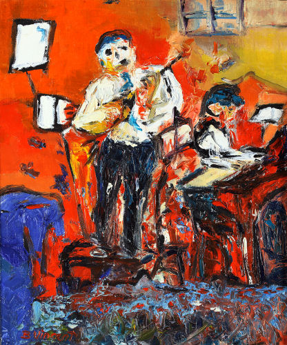 peintre et peinture jazz musique tableaux jazz orchestre