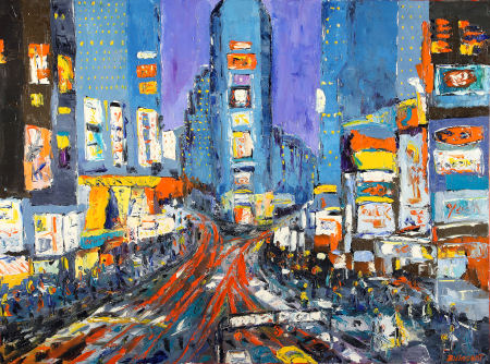 peintre ville new york